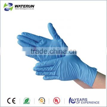 cheap disposable long blue nitrile gloves