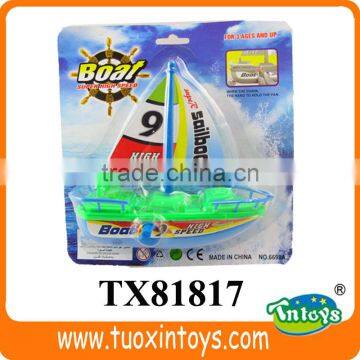 wind up plastic toy boats propellers