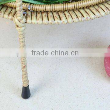 100% Handmade Kitchen 2 Tier Fruit &vegetabal Kitchen Storage Shelf photo-3