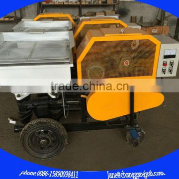 flexible moving mortar cement sprayer machine