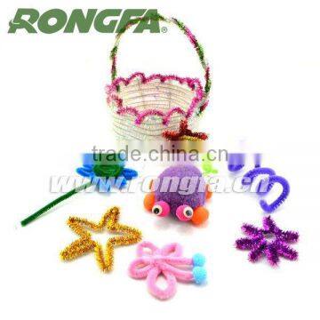 4mm 5mm 6mm With 30cm Long Handcraft Chenille Stems Pipe Cleaners photo-6