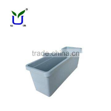 Hot sale rectangular plant BOX plastic flower pots