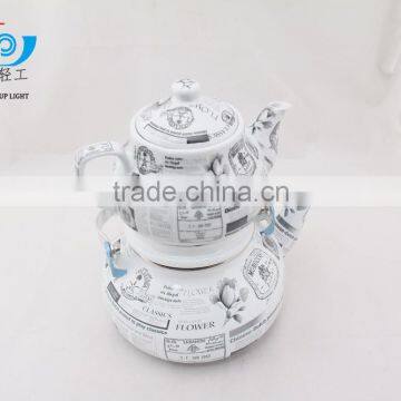 2.4+0.9 L Enamel Kettle photo-6