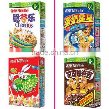 automatic inflating breakfast cereals production process