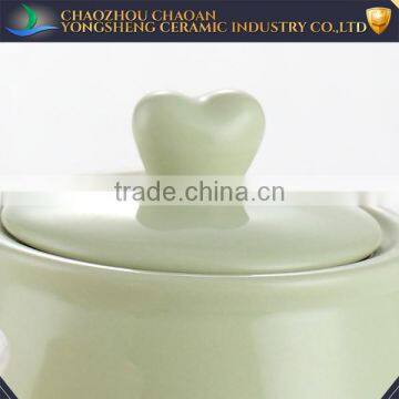 Wholesale Kitchen Canisters Soild Color Glazed Ceramic photo-3