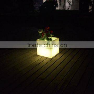 small seed planter/garden cup and saucer planter/LED multi color change planter