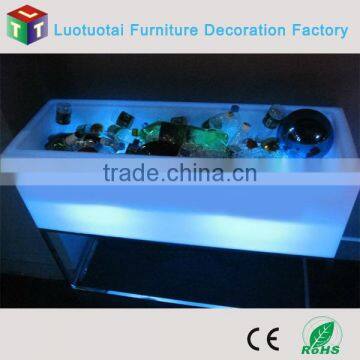 Rechargeable Long Ice Bucket LED Bar Furniture / LED Light Wine Ice Buckets Indoor or Outdoor L120*W40*H40CM photo-5