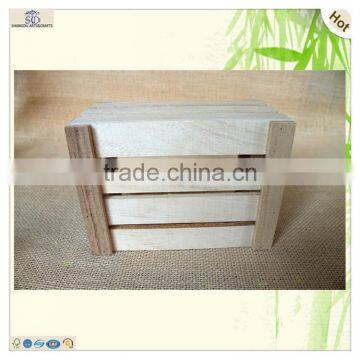 Recycal Crafts Gift Long Apple Storage Wooden Box photo-5