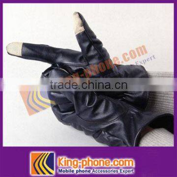 Leather Touch Screen Gloves,touch Leather Gloves