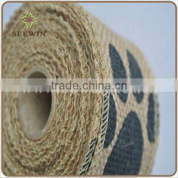 Environmental Jute Roll/natural Jute Ribbon/Hot Sale of Jute With Pattern photo-2