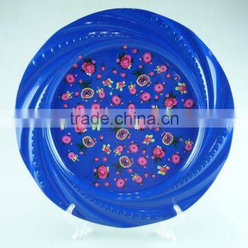New Stainless Steel Decal and Spray Paint Plate Cast Iron Food Storage Dish Enamel Round Dish photo-5