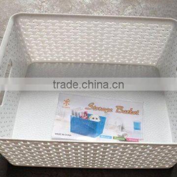 Multi-use Home Office Storage Basket/plastic Desktop Organizer Basket photo-3