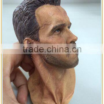 Guo hao custom Schwarzenegger resin abstract sculpture