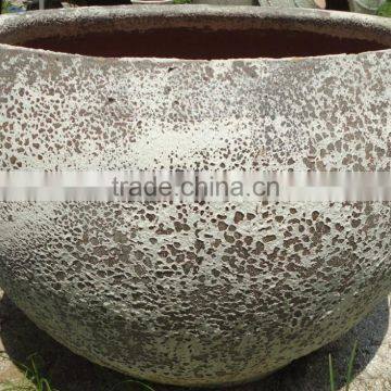 Viet Nam Pottery Ocean Style Collection of Sandblast Old Atlantic Planters