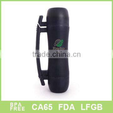 Attractive double wall stainless steel thermos travel cup lid can hold water