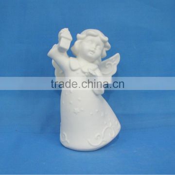 little porcelain angel figurine for decoration