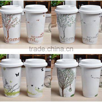 Custom Ceramic Coffee Mug With Silicone Lid photo-4