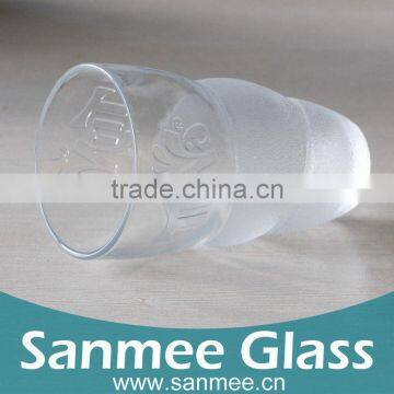 Creative Design Frosted Printing Glass Tumble,Coffee Glass Cup photo-3