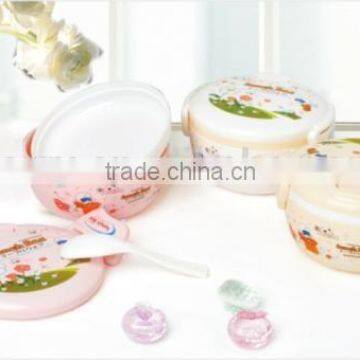 Plastic large round double lunch boxes/Insulation boxes