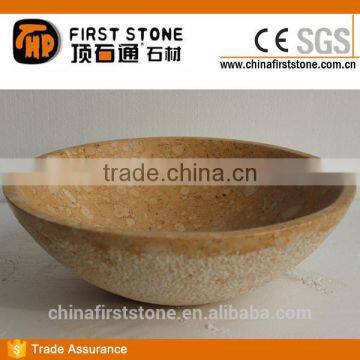 Sink 450M Beige Marble Hair Wash Basin