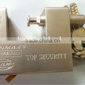 Large Size Rectangular Iron Padlock Steel Padlocks photo-4