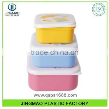 Eco-Friendly Microwave Use PP Materical Plastic Food Container Set