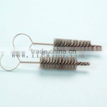 tube brush wire handle with a loop