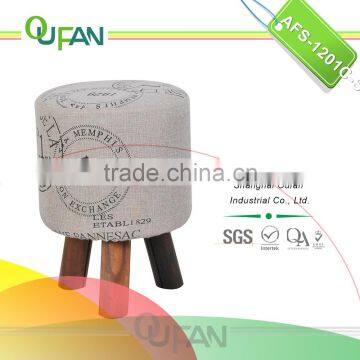 Oufan 3-legged round wooden stool AFS-1201C-S