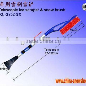 G852-SX 2-in-1 Telescopic car Ice SCraper Snow Brush