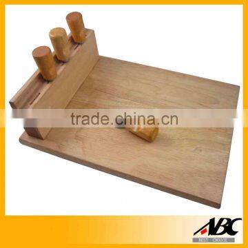 Eco-Friendly Wooden Cheese Board Set