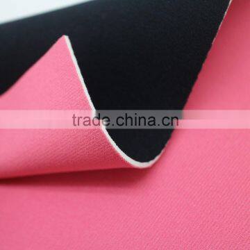 Excellent quality low price stretch fabric neoprene, Diving suit neoprene with nylon/polyester fabric, Popular neoprene