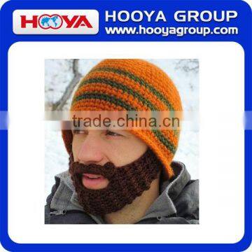 Fashion Funny Knitted Men's Winter Ski Face Mask Beard Hat