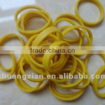 25mm band of natural and synthetic colourful rubber band