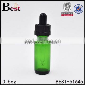 0.5oz essential oil dropper Boston bottle for cosmetic oil