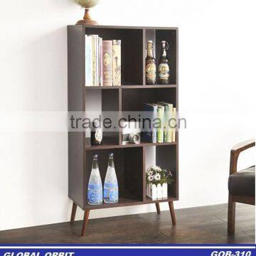 Home Furniture DIY 3-tier Modern Metal Bookcases Book Storage Shelf photo-5