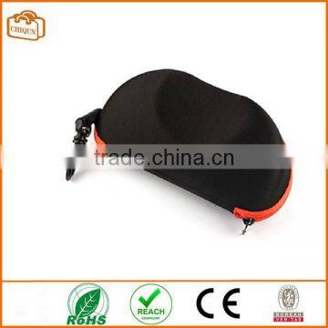 Fashion Portable Carabiner Eye Glasses Sunglasses Hard Case Protector Box (Orange) photo-3