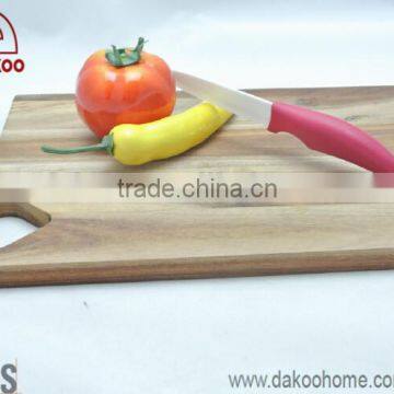 4 Pieces Red Color Handle Zirconia Chef/Utility/Paring Knife photo-5