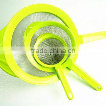 43022 Set of 3 Fine Mesh Stainless Steel Strainers With pp Handle photo-3