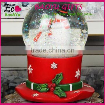 Hot selling Creative Gifts snow globe Christmas Musical snow globe