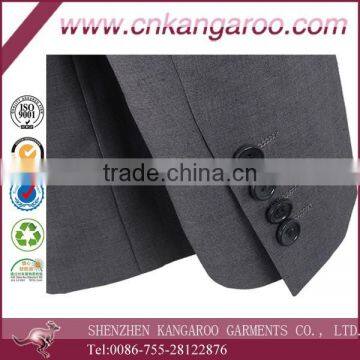 Polyester Viscose Breathable Custom Classic Business Mens Blazer photo-2