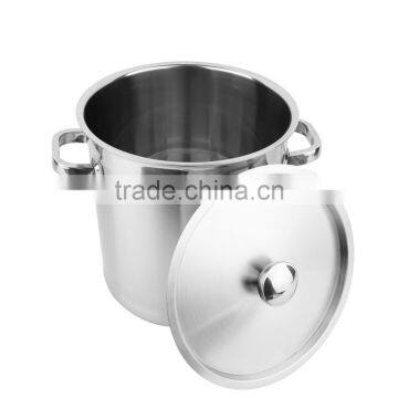 Cheap Factory Tall Straight-shaped Non-magnetic Stainless Steel Stockpot/commercial Stock Pot/soup Bucket photo-5