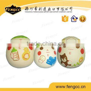 PU foam stress toy / stress ball in round baby shape