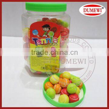 4.5g Tennis Ball Candy Fruit Bubble Gum Balls