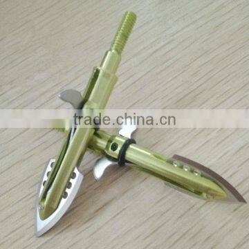 Archery Olive Green Arrow Broadheads,arrowheads for Hunting