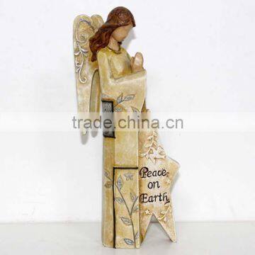 Religious Angel Of Peace On Earth Figurine