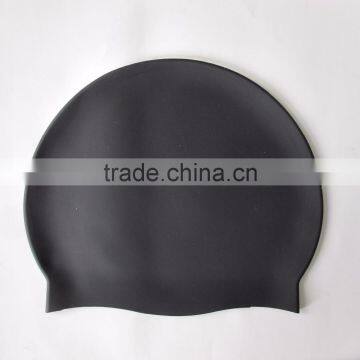 High Quality Soft Adult Funny Swim Cap Printing Silicone Custom photo-3