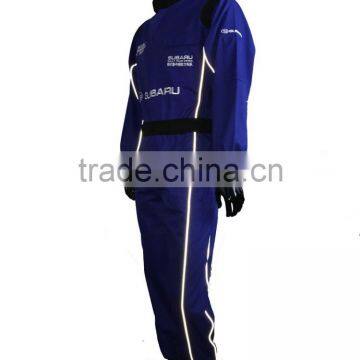 Car racing uniform reflective racing coverall