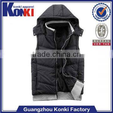 new style sleeveless cheap compression vest men with hood