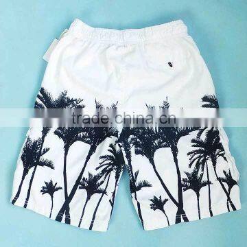 Cheap Mens trunks printing shorts stock,140710c