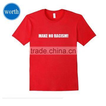 Make no Racisom- Unisex Social t Shirt 100% Cotton Social Shirt photo-2